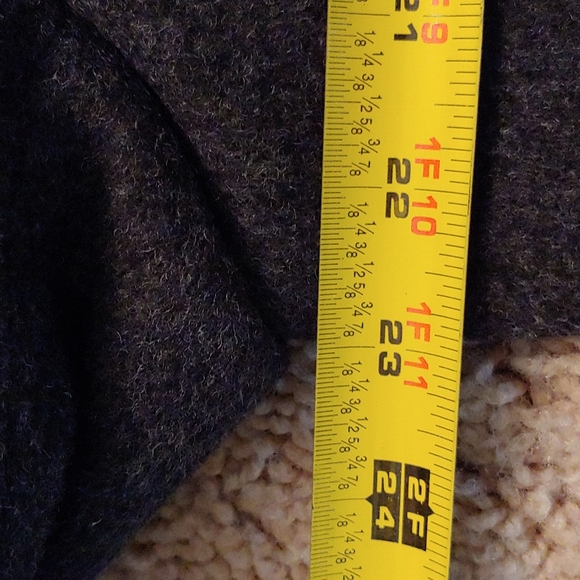 Adams row wool car/ walking overcoat 40R EUC - Picture 7 of 8